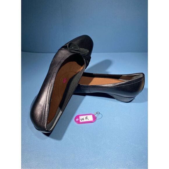 Draft Listing Ros Hommerson Tao Shoe Brown Leather Suede Bow Women's 8SS Low 1.5 - Picture 1 of 6